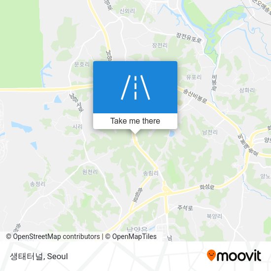 생태터널 map