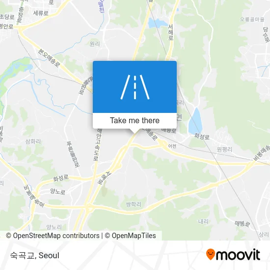 숙곡교 map