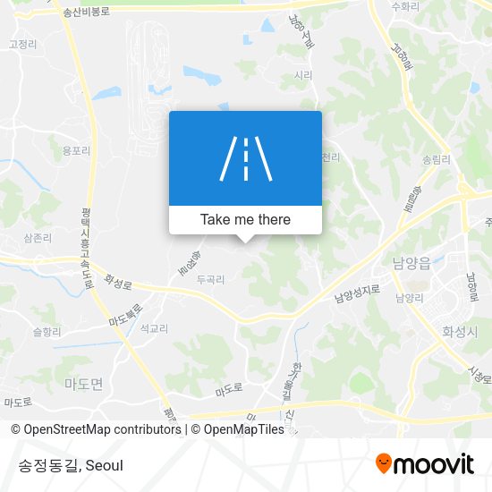 송정동길 map