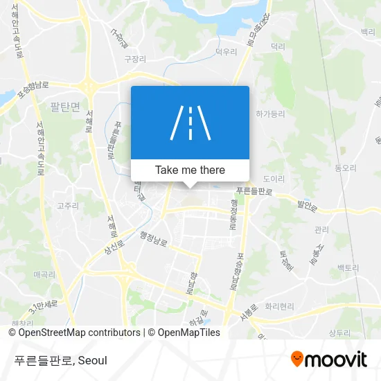 푸른들판로 map