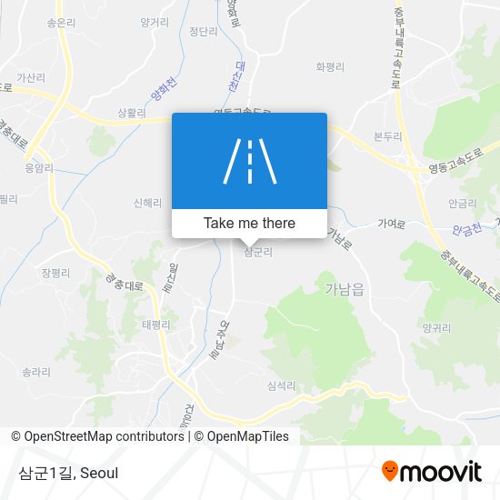 삼군1길 map