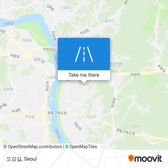 오감길 map
