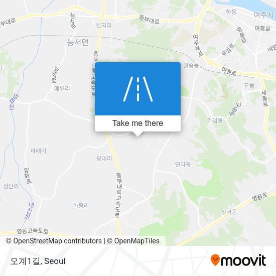 오계1길 map