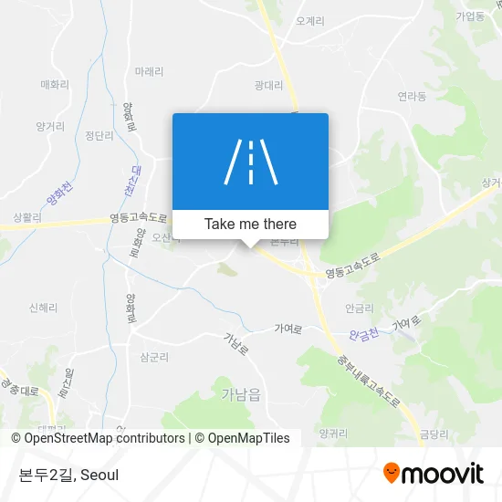 본두2길 map