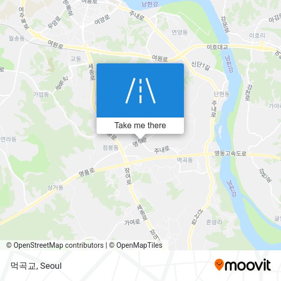 먹곡교 map