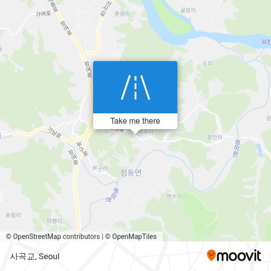 사곡교 map