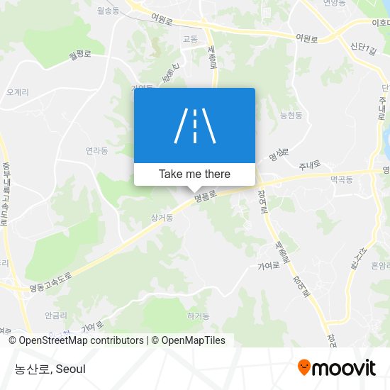 농산로 map