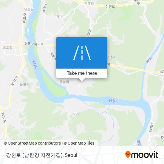 강천로 (남한강 자전거길) map
