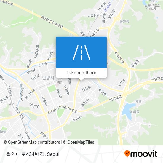 흥안대로434번길 map