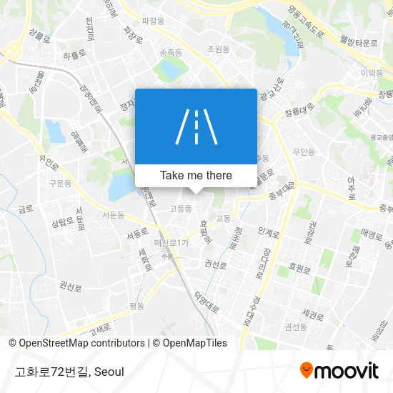 고화로72번길 map