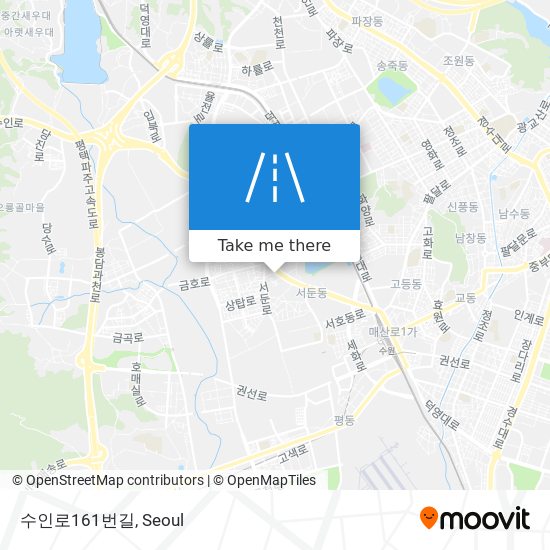 수인로161번길 map