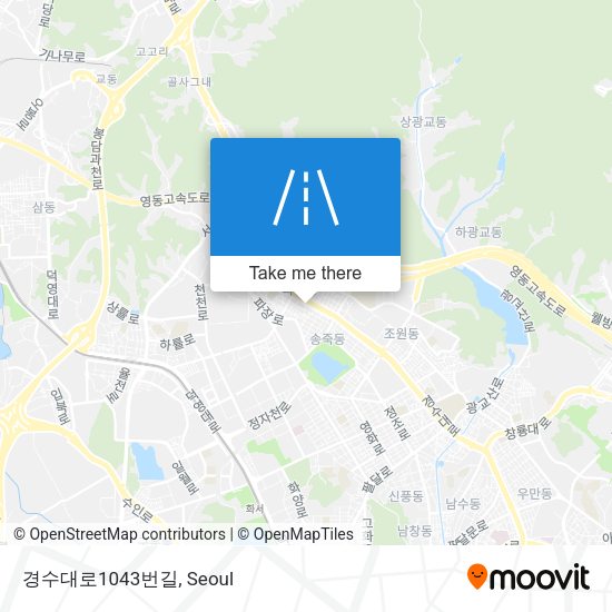 경수대로1043번길 map