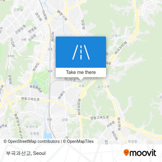 부곡과선교 map