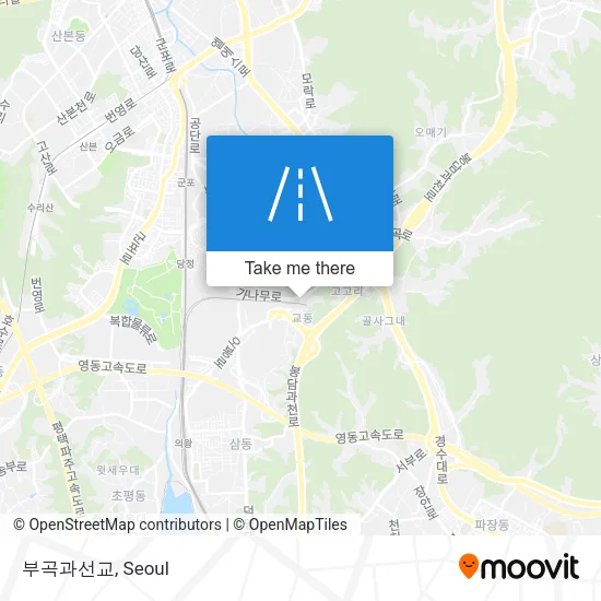 부곡과선교 map