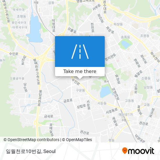 일월천로10번길 map