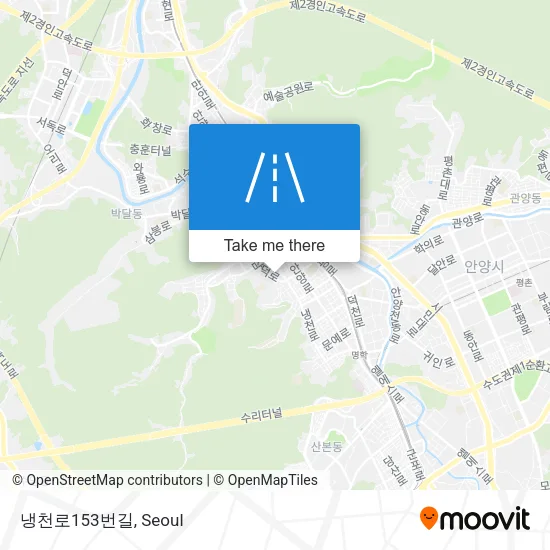 냉천로153번길 map