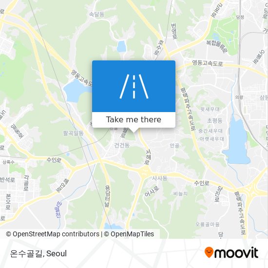 온수골길 map