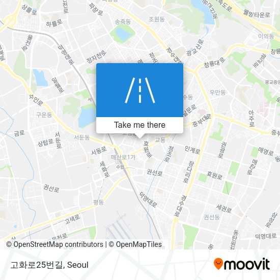 고화로25번길 map