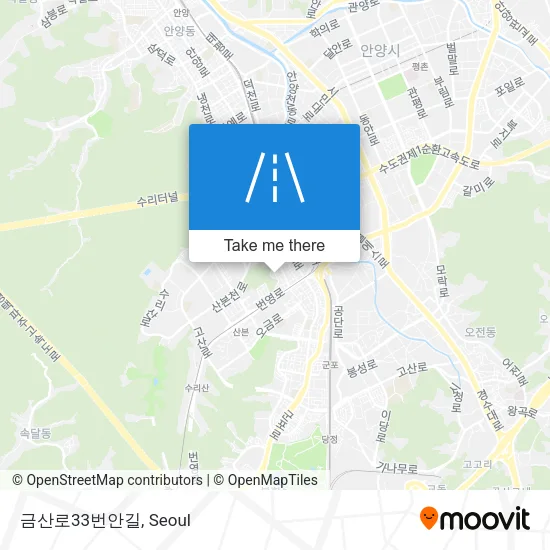 금산로33번안길 map