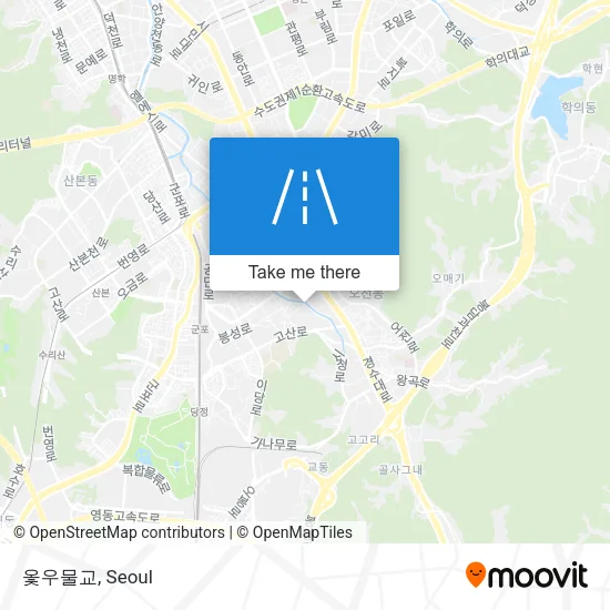 옻우물교 map
