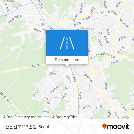 산본천로217번길 map