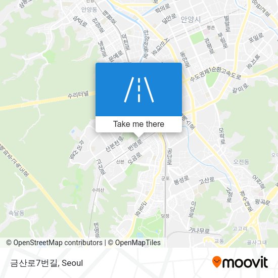 금산로7번길 map