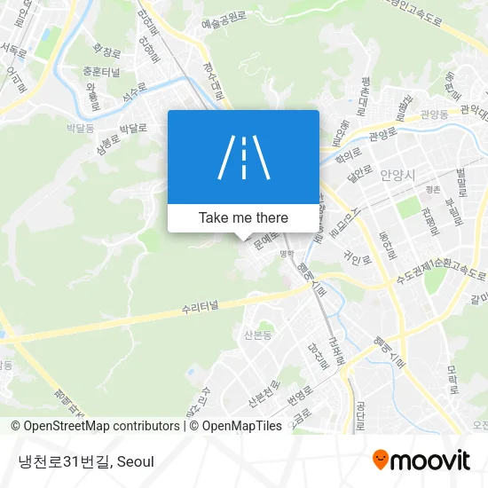 냉천로31번길 map
