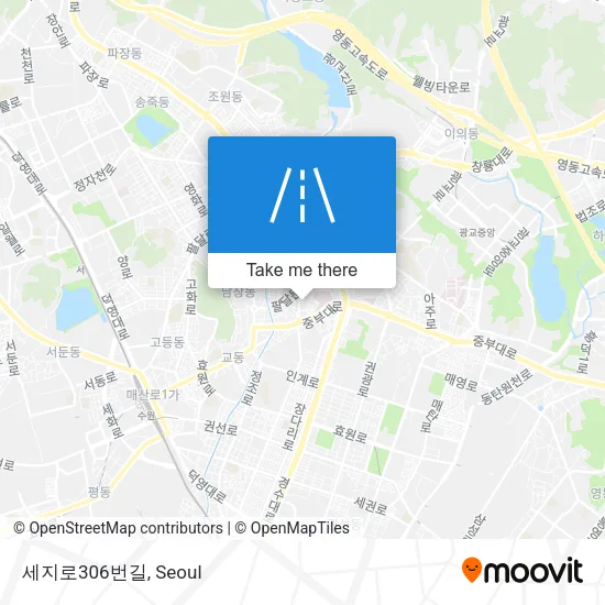세지로306번길 map