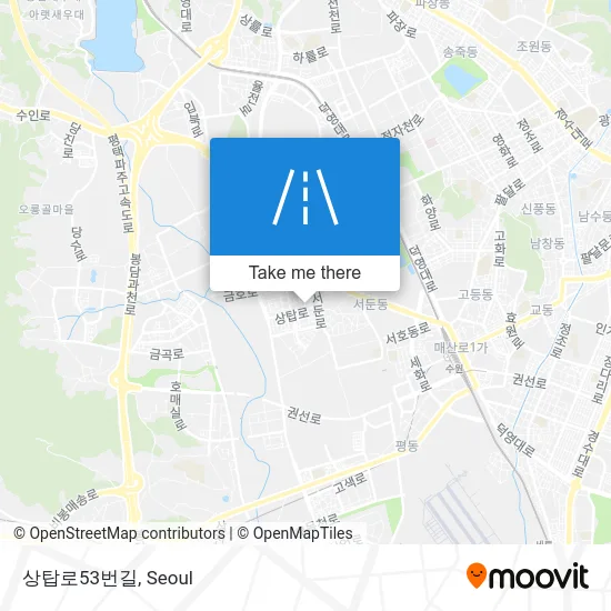 상탑로53번길 map