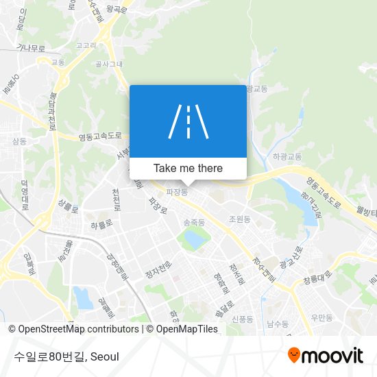 수일로80번길 map
