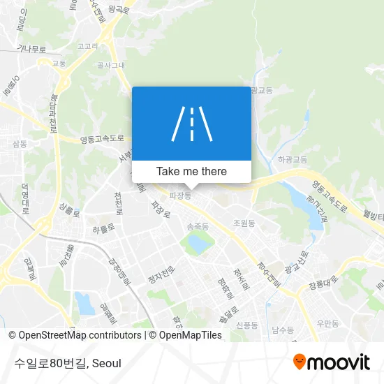 수일로80번길 map