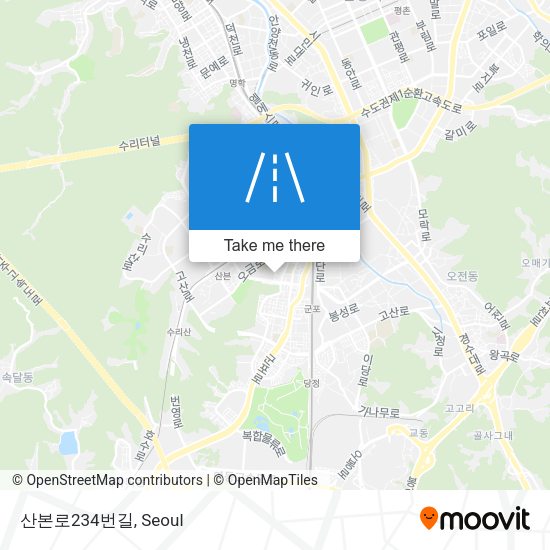 산본로234번길 map