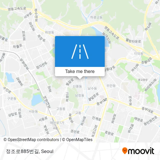정조로885번길 map