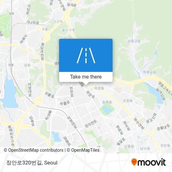 장안로320번길 map