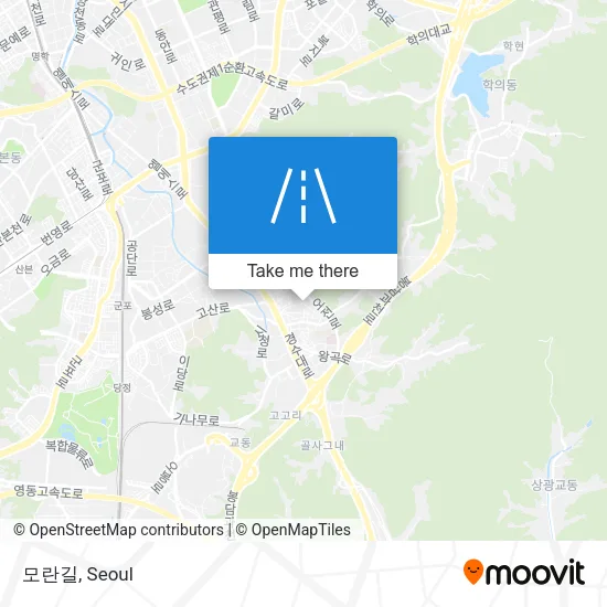 모란길 map