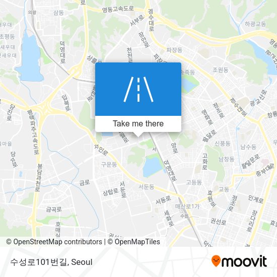 수성로101번길 map