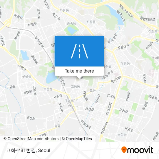 고화로81번길 map