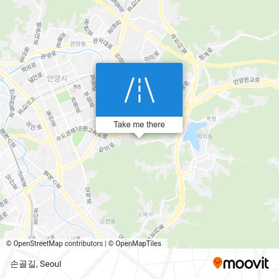 손골길 map