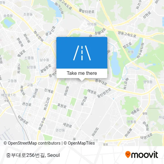 중부대로256번길 map