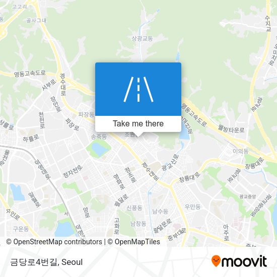 금당로4번길 map