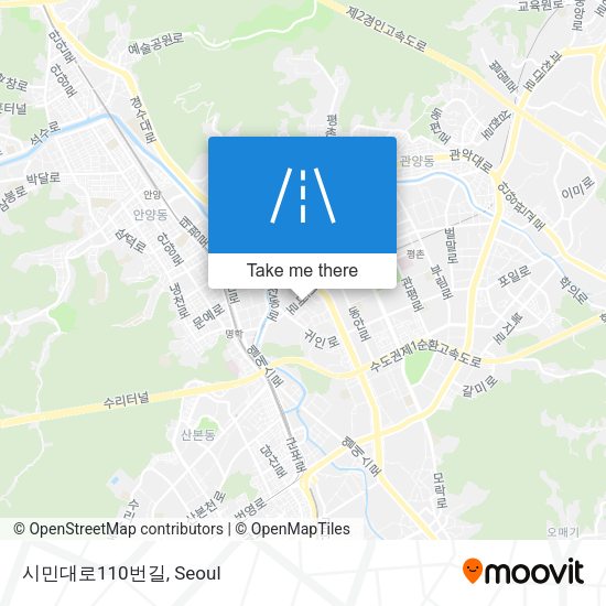 시민대로110번길 map