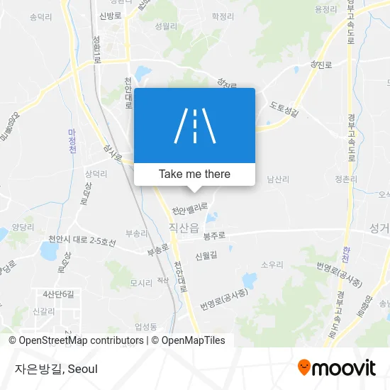 자은방길 map