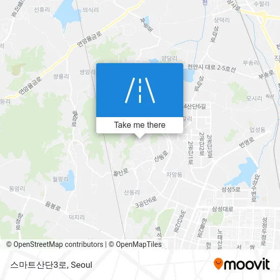 스마트산단3로 map