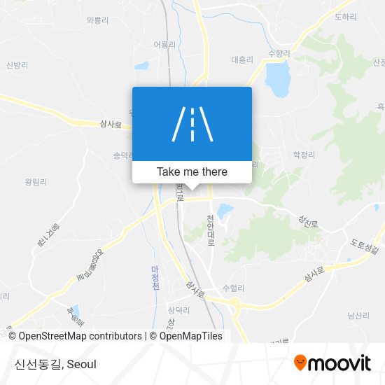 신선동길 map