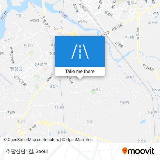 추팔산단1길 map