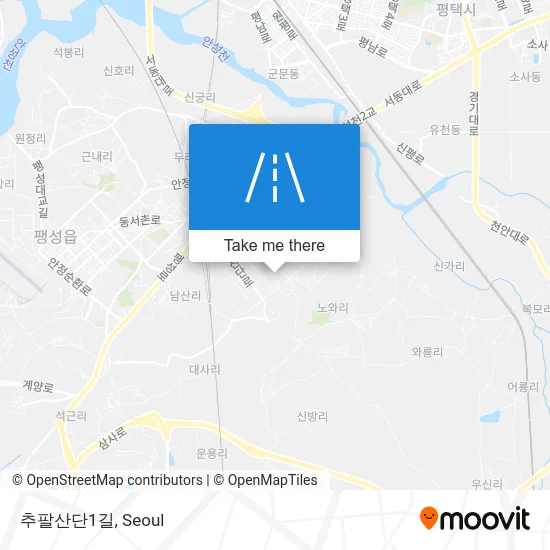 추팔산단1길 map
