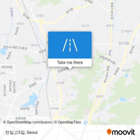 천일고3길 map