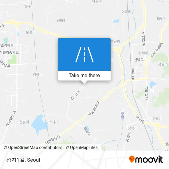 왕지1길 map
