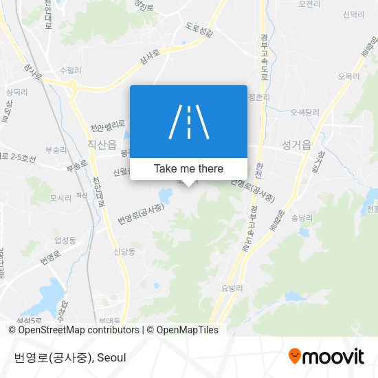 번영로(공사중) map