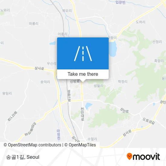 송골1길 map
